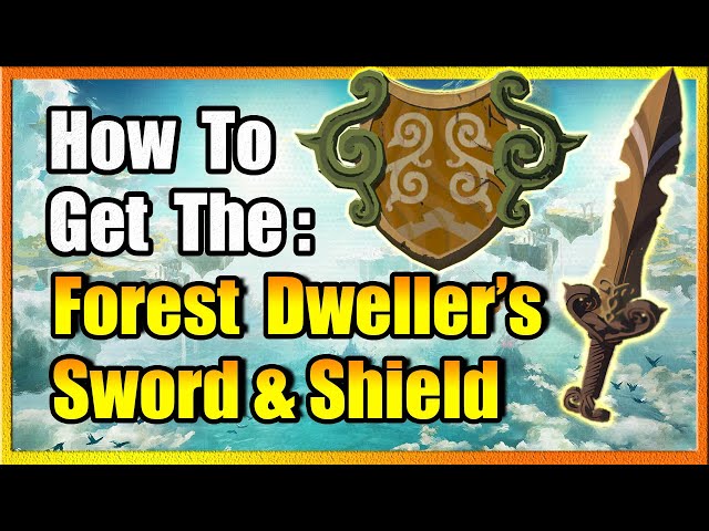 Forest Dweller's Sword & Shield in TotK