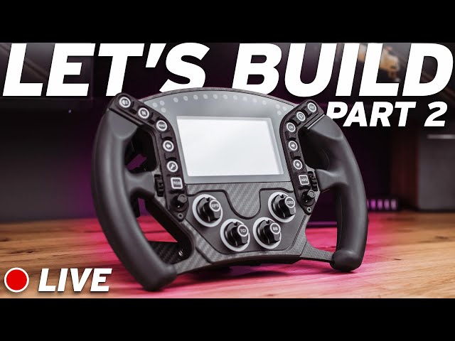 Let's BUILD a Simracing Wheel LIVE: Pokornyi Engineering HYP-R | Part 2