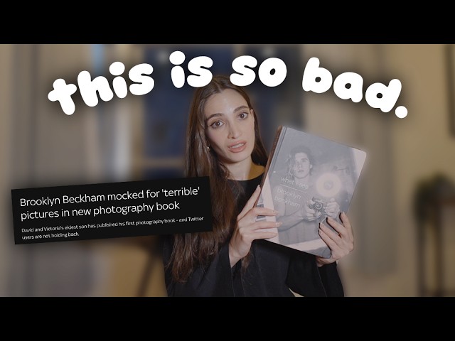 Brutally Honest Review of Brooklyn Beckham's Photography Book