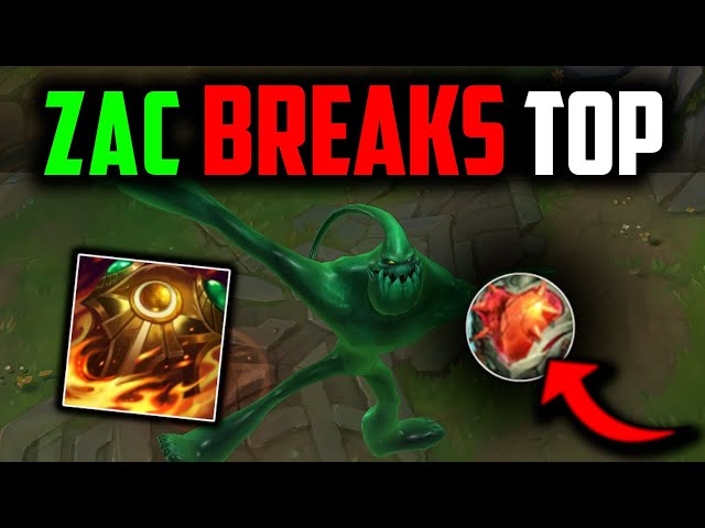 Zac Top is STILL BUSTED... How to Play Zac Top & CARRY for Beginners Season 14 - League of Legends