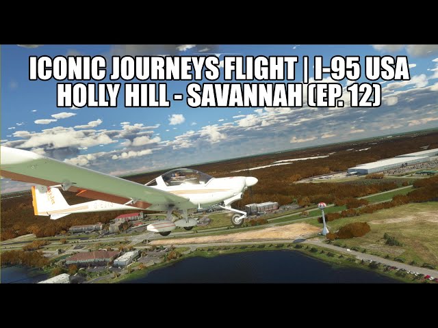 MSFS Iconic Route Flight - I-95 USA | Multi-let VFR Flight - Series 1 (Ep.12) - Multiplayer