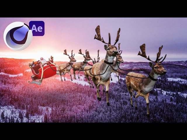 Add Santa to your scene using After Effects & Cinema 4D