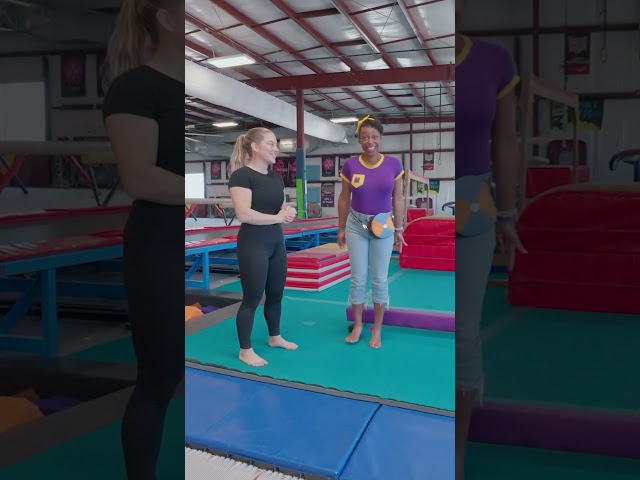 Can Meekah do a Somersault? #meekah #shorts #gymnastics