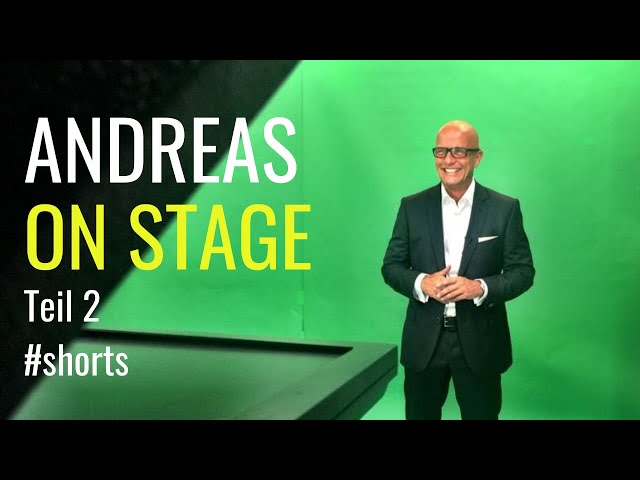 Andreas on stage - Teil 2 #shorts