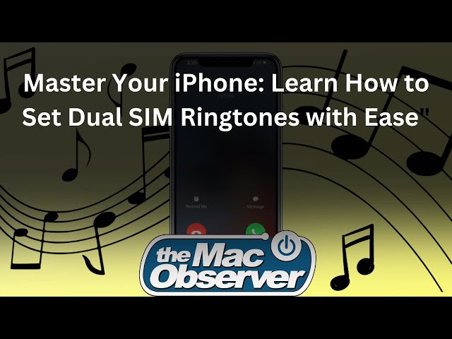 Master Your iPhone: Learn How to Set Dual SIM Ringtones with Ease