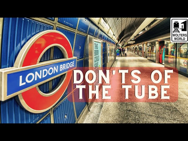 The London Tube: Don'ts of the London Underground