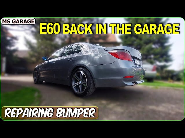 Back In Our Garage | BMW E60 | This Time We Are Repairing The Bumper