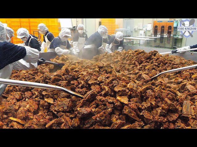 Amazing size! Korea's largest cauldron and spicy pork bone stew mass production factory