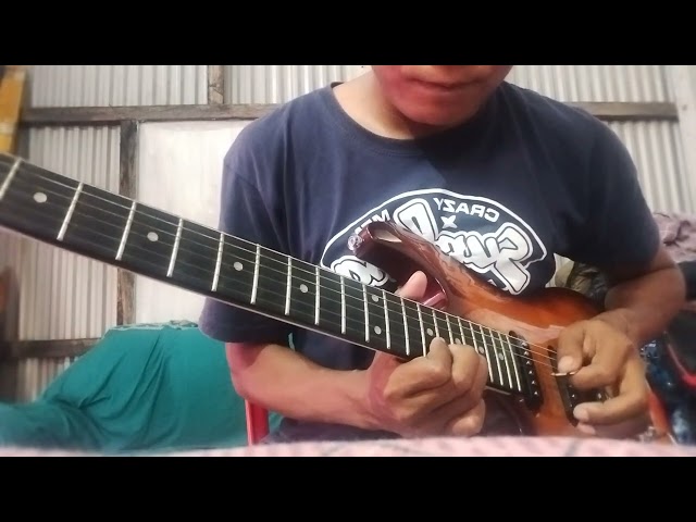 Guitar shredding lick exercise