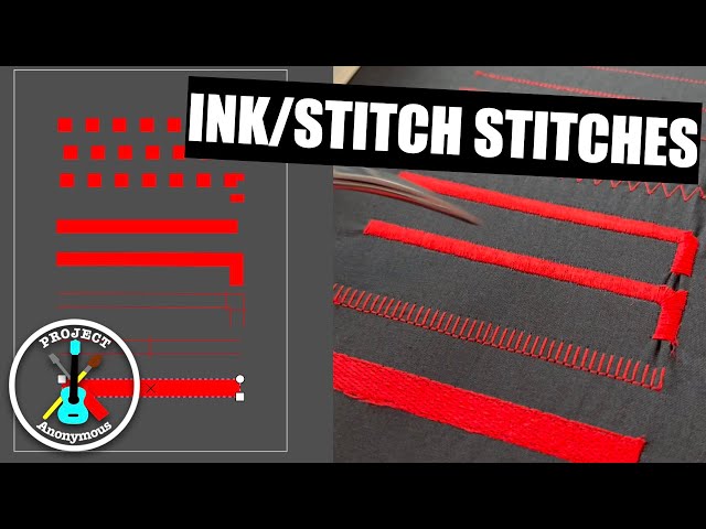 Guide to Ink/Stitch Stitches | How To Create & Make Them