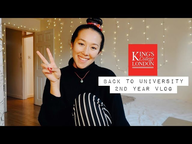 starting university year 2 || King's College London vlog