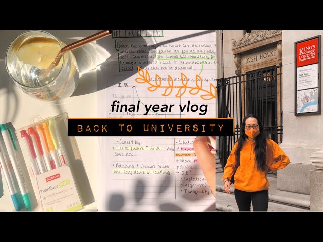 first day back at uni | King’s College London university vlog