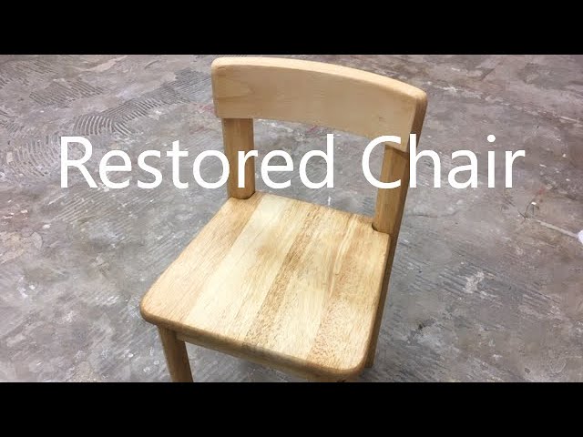 Restoring & Refinishing Children’s Chairs