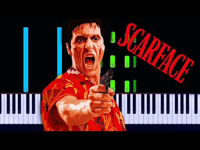 Scarface - Main Theme (The World Is Yours...) Piano Tutorial