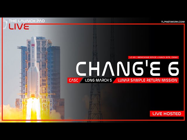 LIVE! China Chang'e-6 Lunar Sample Mission Launch