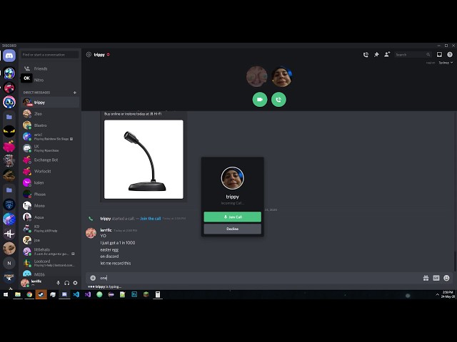 getting the Discord call sound easter egg