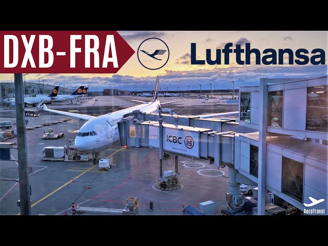 HOW GOOD IS LUFTHANSA in [ECONOMY] onboard AIRBUS A330 | DUBAI - FRANKFURT | COVID-TRIPREPORT 4K