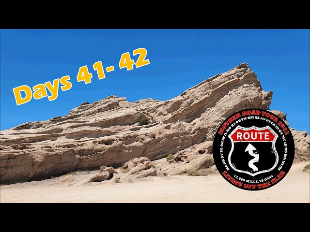 Motorcycle Travel in California | The Mother Road Tour | Days 41-42