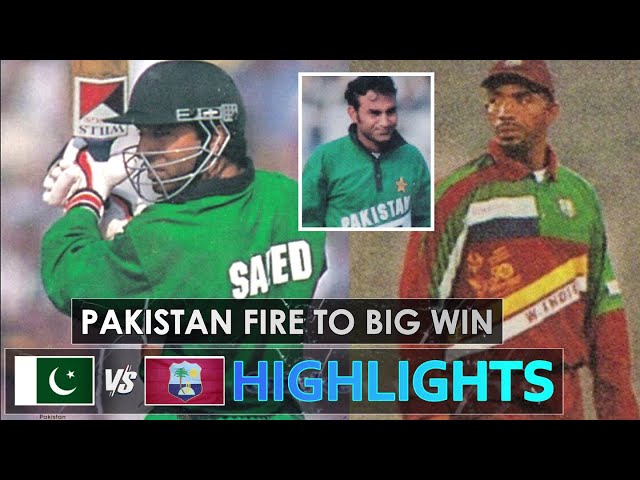 Saeed Anwar and Aamer Sohail fire Pakistan to big win against West Indies | Golden Jubilee Cup 1997