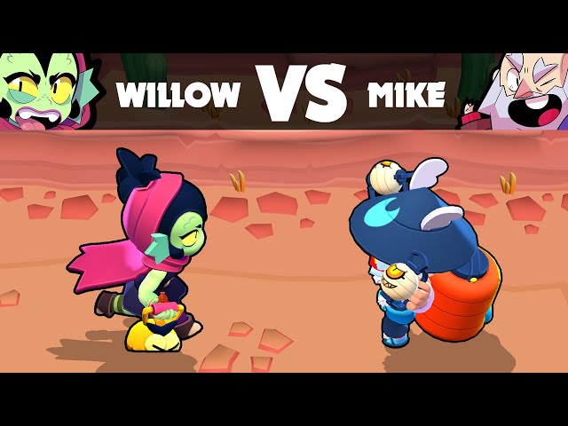 WILLOW VS MIKE | 1 vs 1 | Brawl Stars