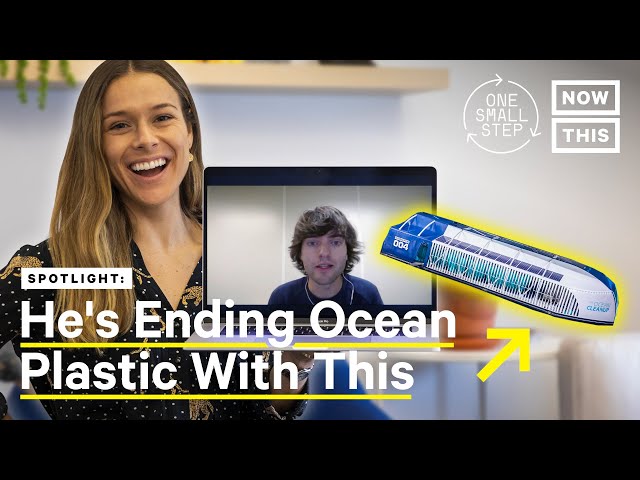 Meet Boyan Slat, Founder of The Ocean Cleanup Project | One Small Step | NowThis