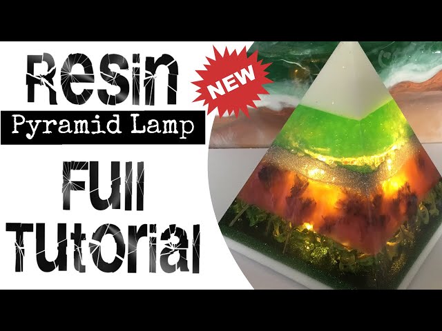Make a Resin Pyramid Lamp. Full Tutorial
