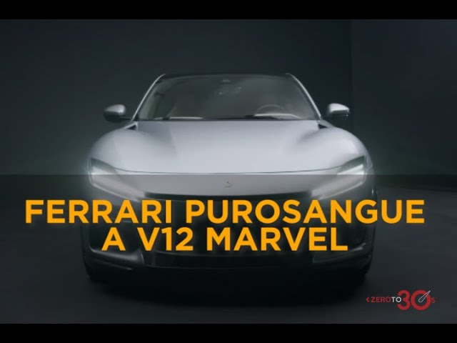 Ferrari Purosangue V12 Marvel I In 30 Seconds