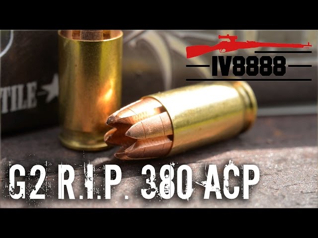 G2 R.I.P. .380 ACP Ammunition Test