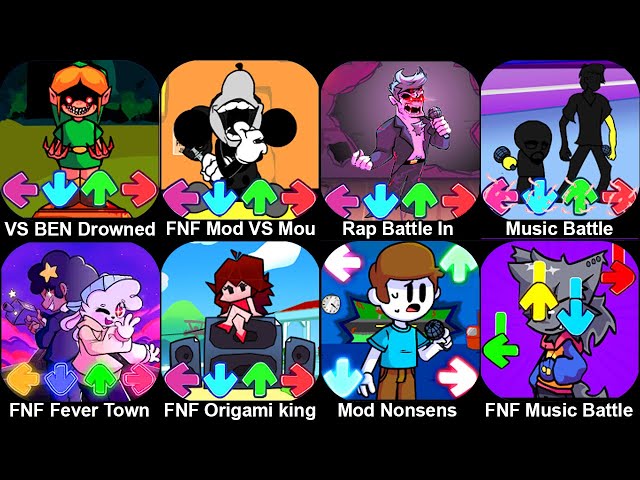New FNF Mods For Android | Ben - Song Of Drowning Mickey - Battered Daddy - The Death Match Evil