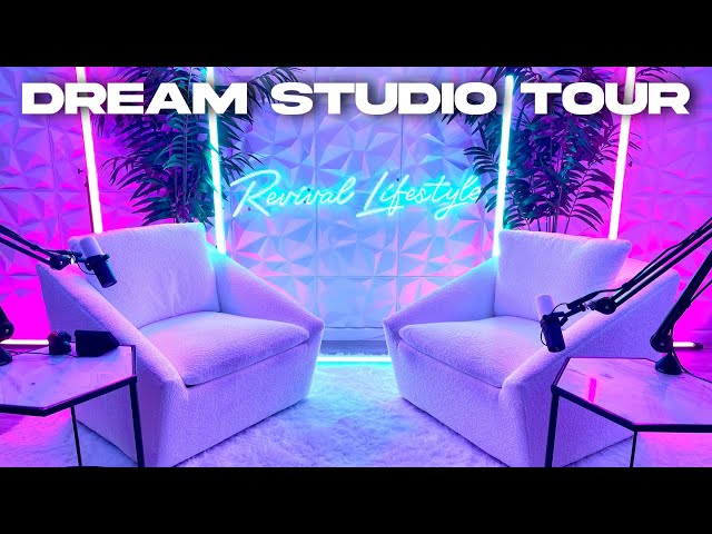 How I Built my DREAM PODCAST STUDIO! - $50,000 STUDIO TOUR!