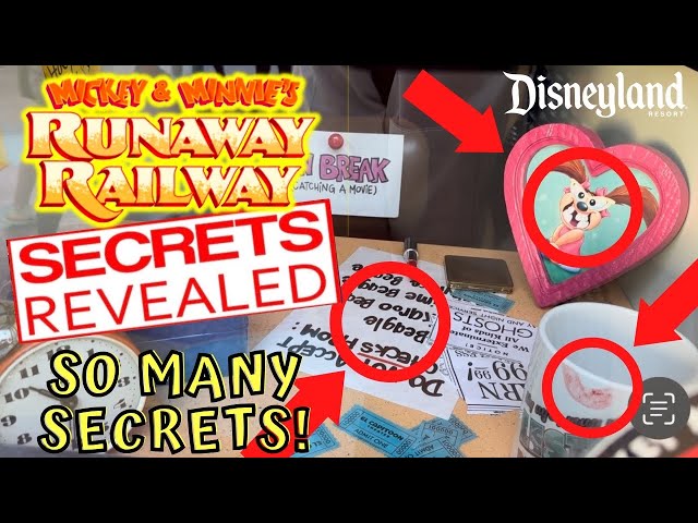 SHOCKING SECRETS of Mickey & Minnie’s Runaway Railway NO ONE Is Talking About! Disneyland REVEALED!