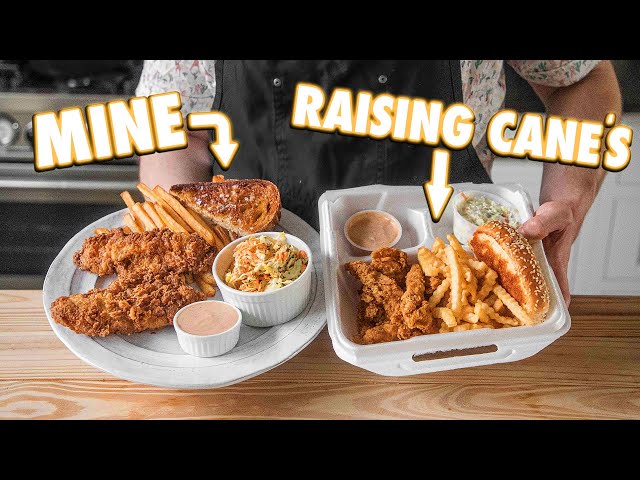 Making Raising Cane's Chicken Finger Combo At Home | But Better