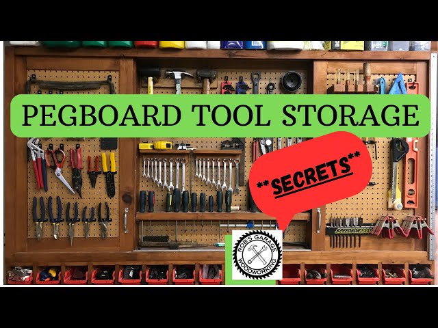 Pegboard Tool Storage Secrets