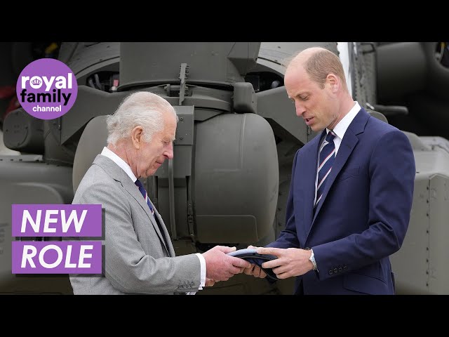 King Charles Hands Over Colonel-in-Chief of the Army Air Corps Role to Prince William