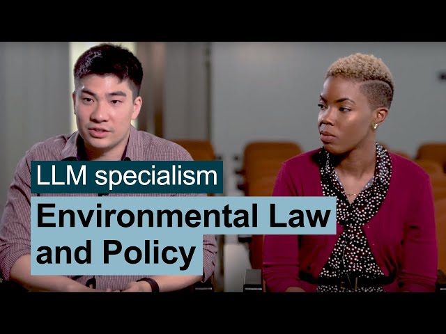 Environmental Law and Policy LLM