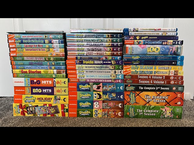 My Complete SpongeBob DVD and Blu-ray Collection (2023)