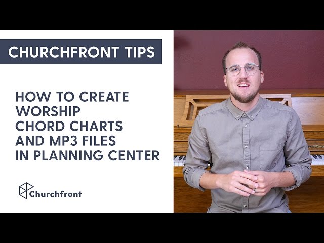 How to prepare worship chord charts and MP3 files in Planning Center