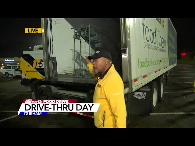 ABC11 Together's 36th Annual Food Drive: Drive-thru Day