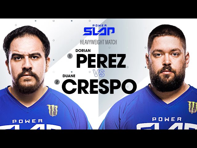 Dorian Perez vs Duane Crespo | Power Slap 4, August 9 on Rumble