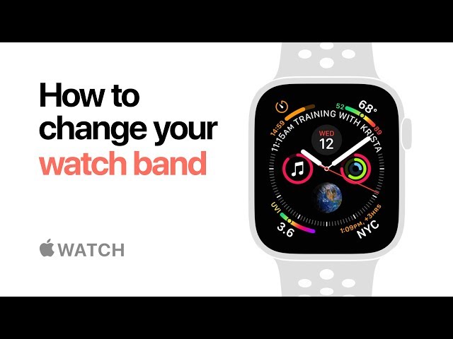 Apple Watch Series 4 — How to change your watch band — Apple