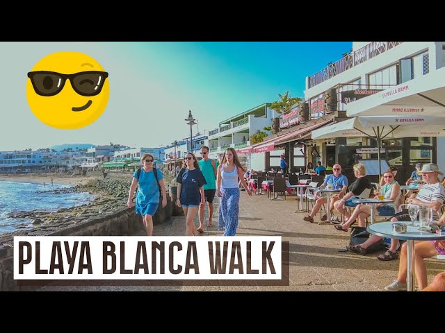 Sunshine & Ocean Views LANZAROTE: A Walk Along Playa Blanca's Promenade