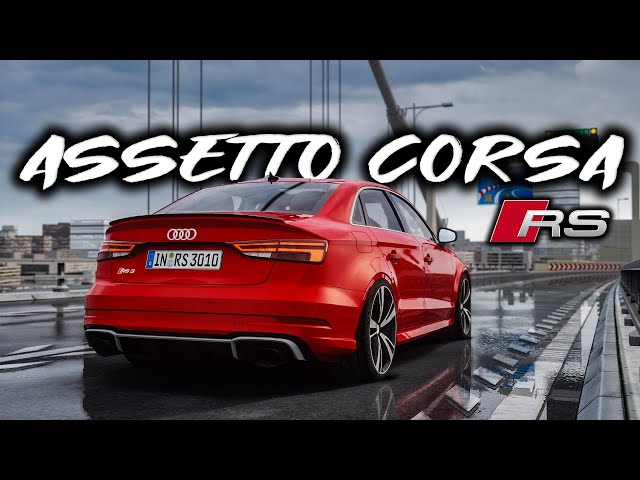 Assetto Corsa - Audi RS3 Sedan 2020 by TGN | Aspertsham & Top Speed on German Autobahn Omega