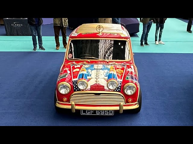 Beatles' iconic Mini Coopers reunited in London Classic Car Show