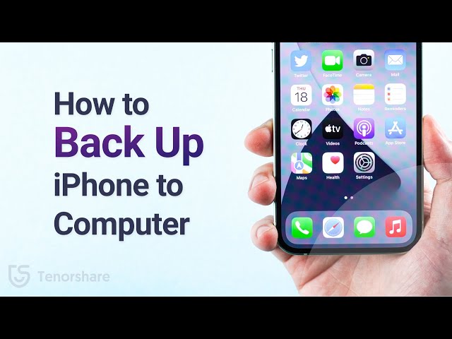 How to Backup iPhone to Computer (2 Free Methods)