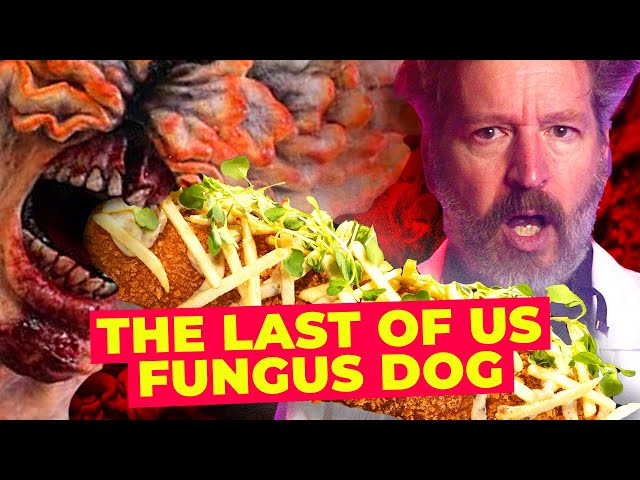 DrScreams Eats Fungus Corn Dog at Halloween Horror Nights
