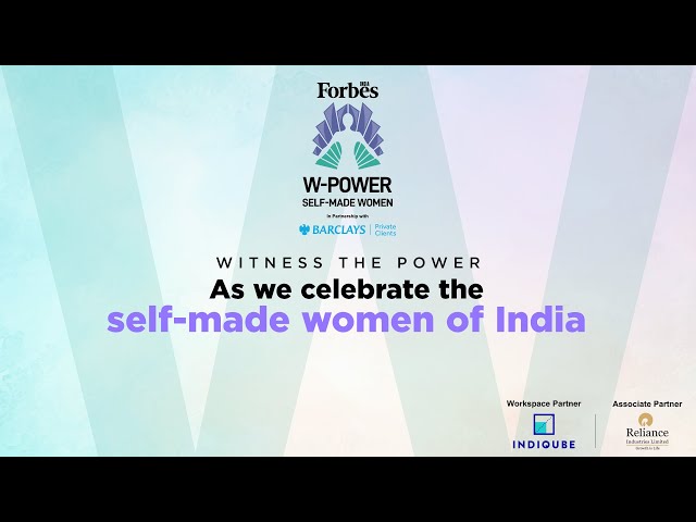 Forbes India W-Power 2024: Celebrating self-made women | LIVE