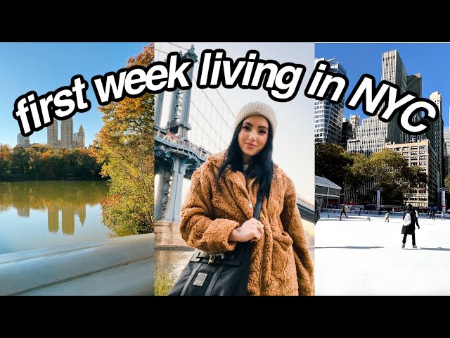 first week alone in NYC! exploring the city, apartment haul, I got my nose pierced...