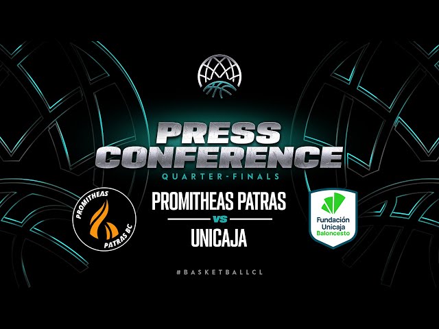 Promitheas Patras v Unicaja - Press Conference | BCL 2023-24