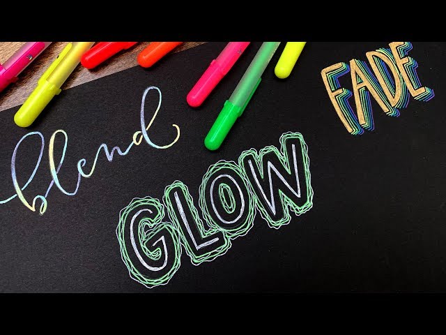 5 Gel Pen Lettering Projects Anyone Can Do