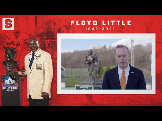 Chancellor Kent Syverud | Floyd Little Tributes